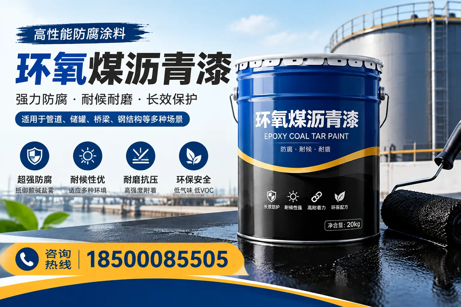 环氧煤沥青漆的施工步骤详解，赤峰装修必备知识
